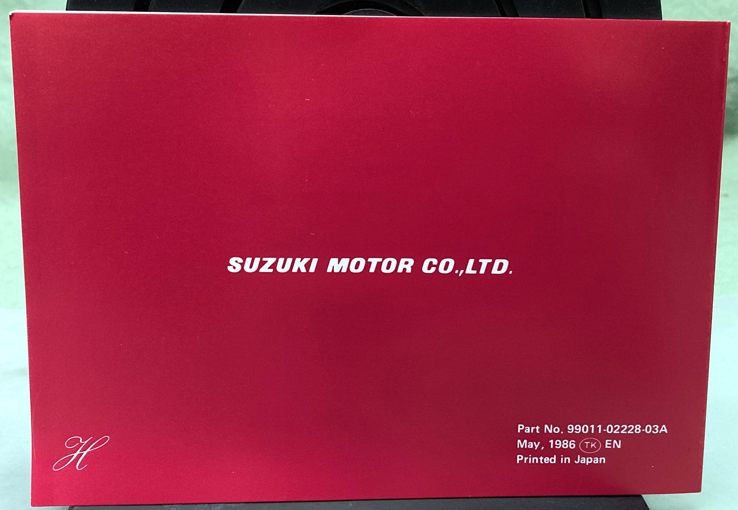 Genuine Suzuki 99011-02228-03A FA50 Owner's Manual 1986