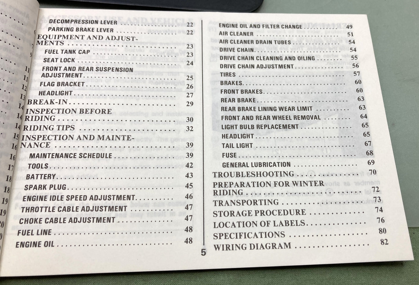 Genuine Suzuki 99011-04B51-03A LT300E Owner's Manual 1987