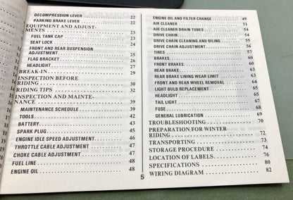 Genuine Suzuki 99011-04B51-03A LT300E Owner's Manual 1987