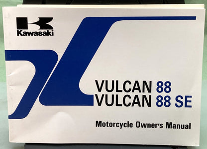 Genuine Kawasaki 99920-1353-02 Vulcan 88/88SE Owner's Manual 1987