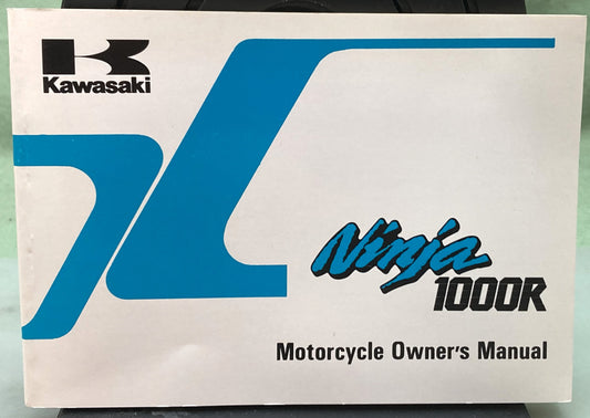 Genuine Kawasaki 99920-1271-01 Ninja 1000R Owner's Manual 1985