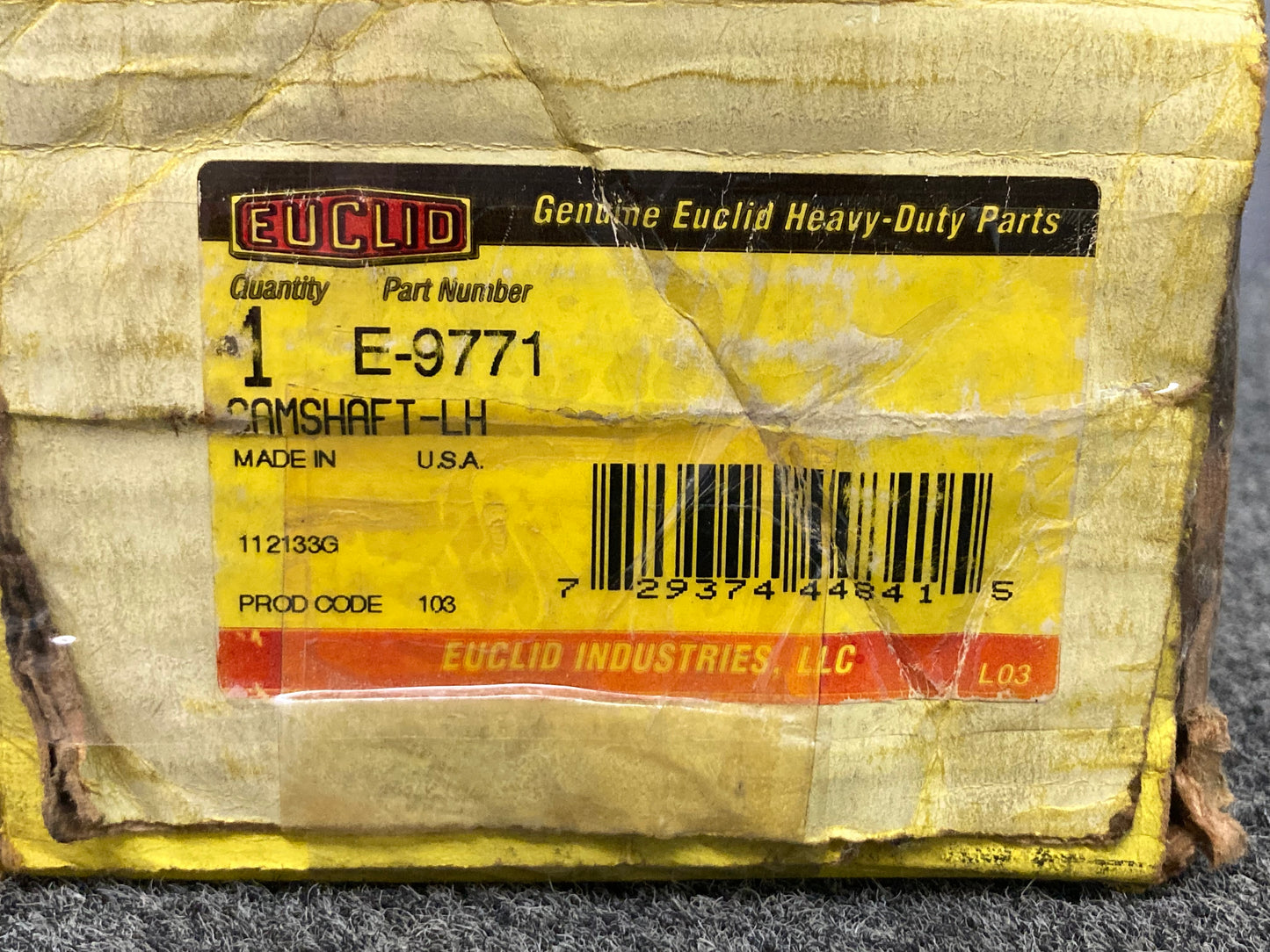 New Genuine Euclid E-9771 Camshaft - LH