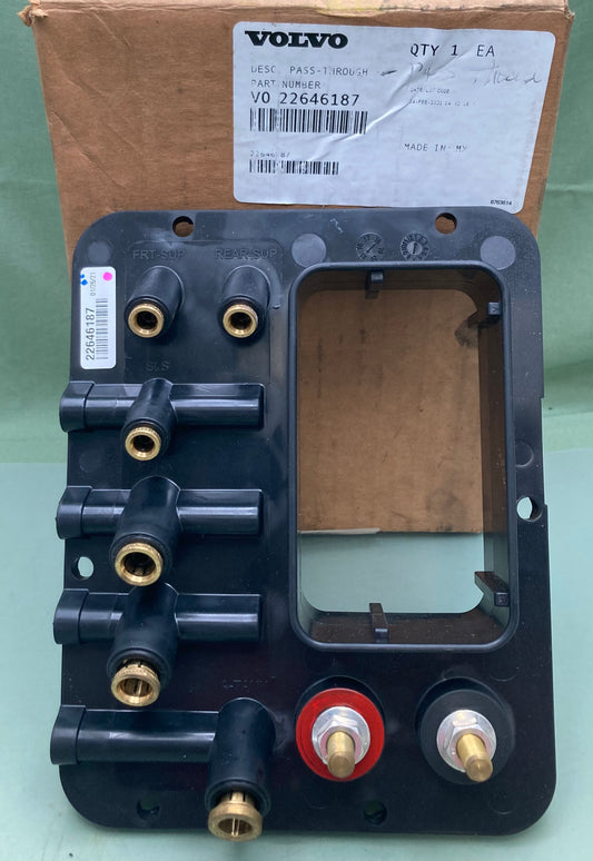 New Genuine Volvo 22646187 Air Manifold (Pass Through)