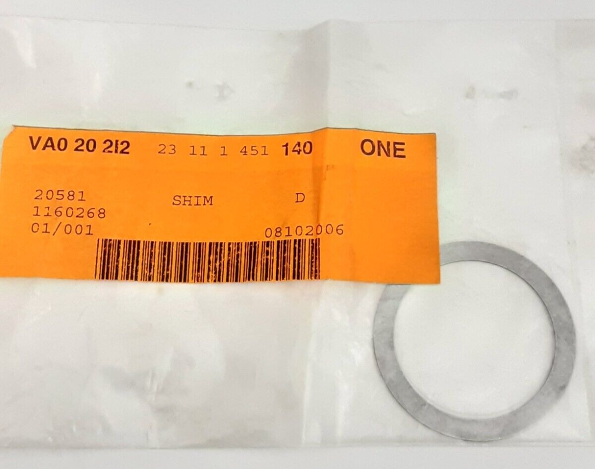 NEW Replaces BMW 23111451140 SHIM 37X47X0,50 K100  K75 K1 K1100 R1100 R850