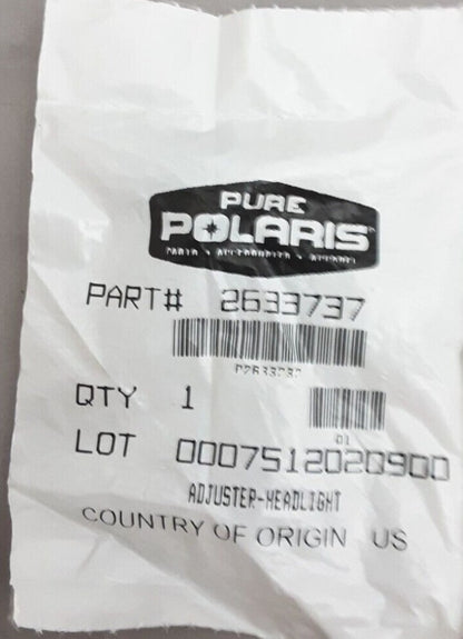 NEW GENUINE POLARIS 2633737 ADJUSTER HEADLIGHT 7519977