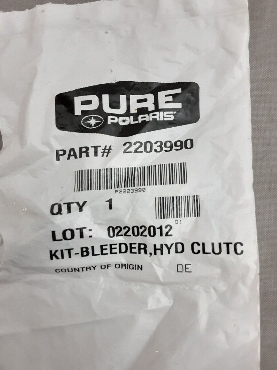 NEW GENUINE POLARIS 2203990 BLEEDER HYD. CLUTCH V13SW36/AW36 2013-2014