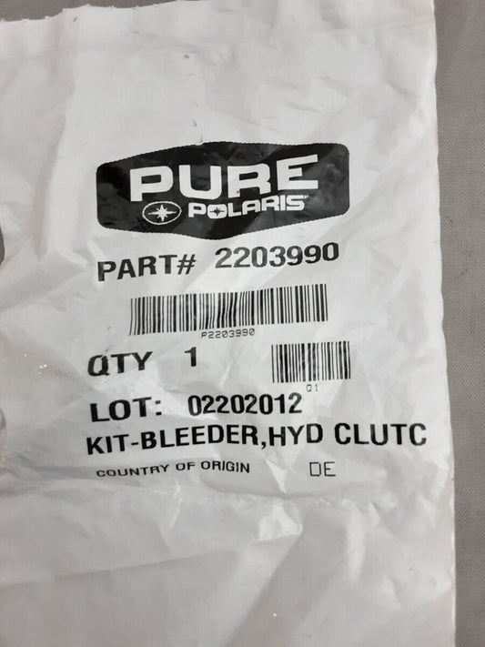 NEW GENUINE POLARIS 2203990 BLEEDER HYD. CLUTCH V13SW36/AW36 2013-2014