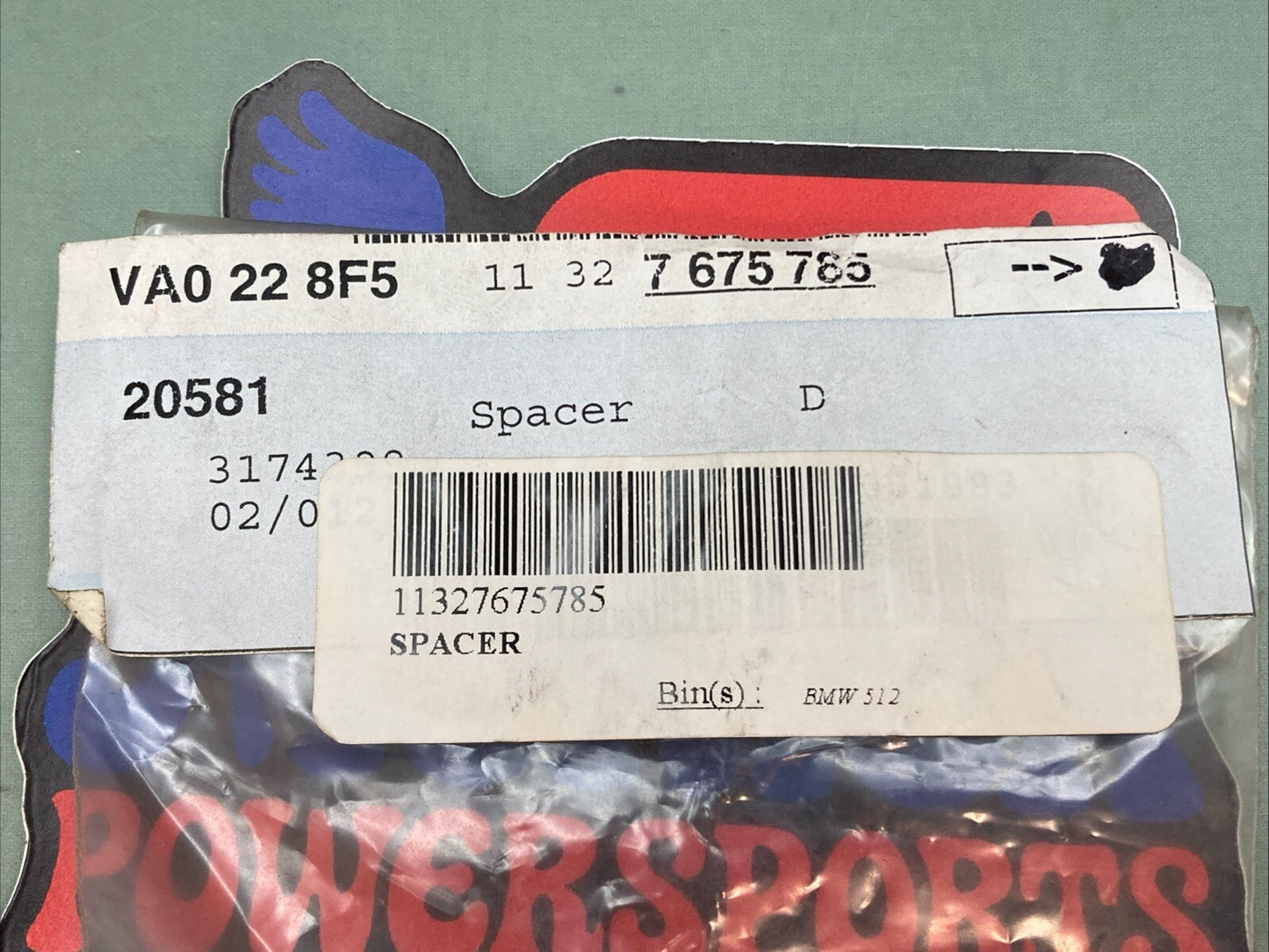 NEW GENUINE BMW 11327675785 SPACER-2,95MM F650GS Dakar 05-07 F650CS 05 2003-2012