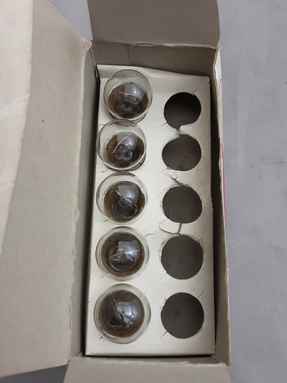 QTY 5 NEW SHINKO 15-114 SUPER AUTO LAMPS MOTORCYCLE REPLACEMENT BULBS