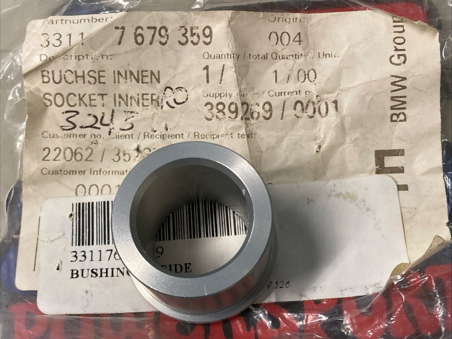 NEW GENUINE BMW 33117679359 BUSHING, INSIDE F800R F650GS F800GS 2005-2012
