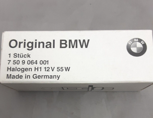 NEW GENUINE BMW 7509064001 H1 HALOGEN BULB 12V 55W