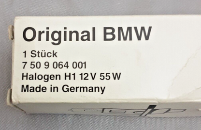 NEW GENUINE BMW 07509064001 H1 12V 55W ORIGINAL HALOGEN LIGHT BULB