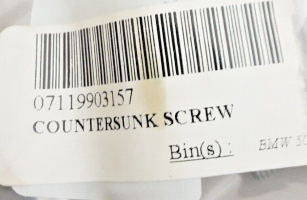 NEW REPLACES BMW 07119903157 COUNTERSUNK SCREW-M5X10-10.9-ZNS Dakar F650
