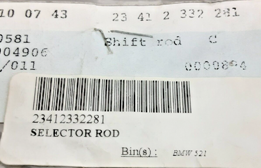 NEW GENUINE BMW 23412332281 SELECTOR ROD-L=55,5MM K1200LT 99-04 1997-2008