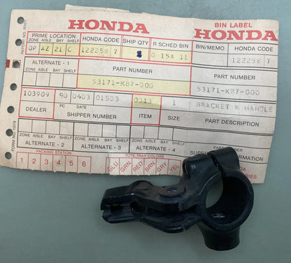 New Genuine Honda 53171-KB7-000 Bracket, R, Handlebar