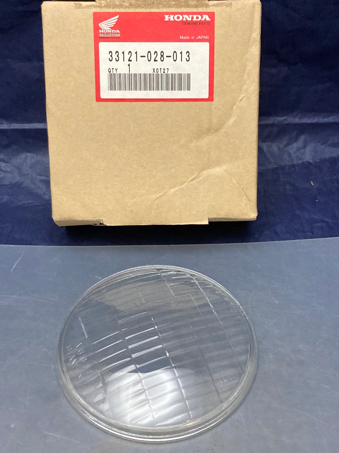 New Genuine Honda 33121-028-013 Glass Headlight Lens