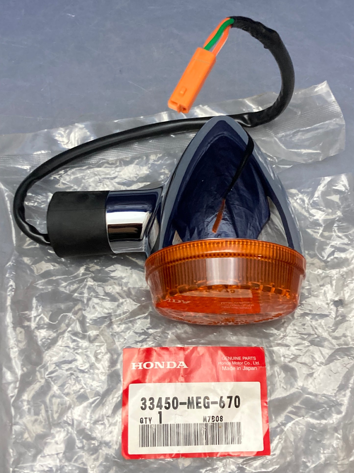 New Genuine Honda 33450-MEG-670 Left Front Turn Signal