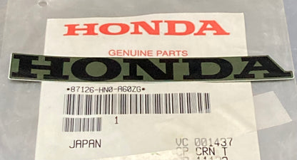 New Genuine Honda 87126-HN0-A60ZG Mark, Rr (Type7)