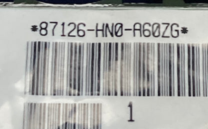New Genuine Honda 87126-HN0-A60ZG Mark, Rr (Type7)