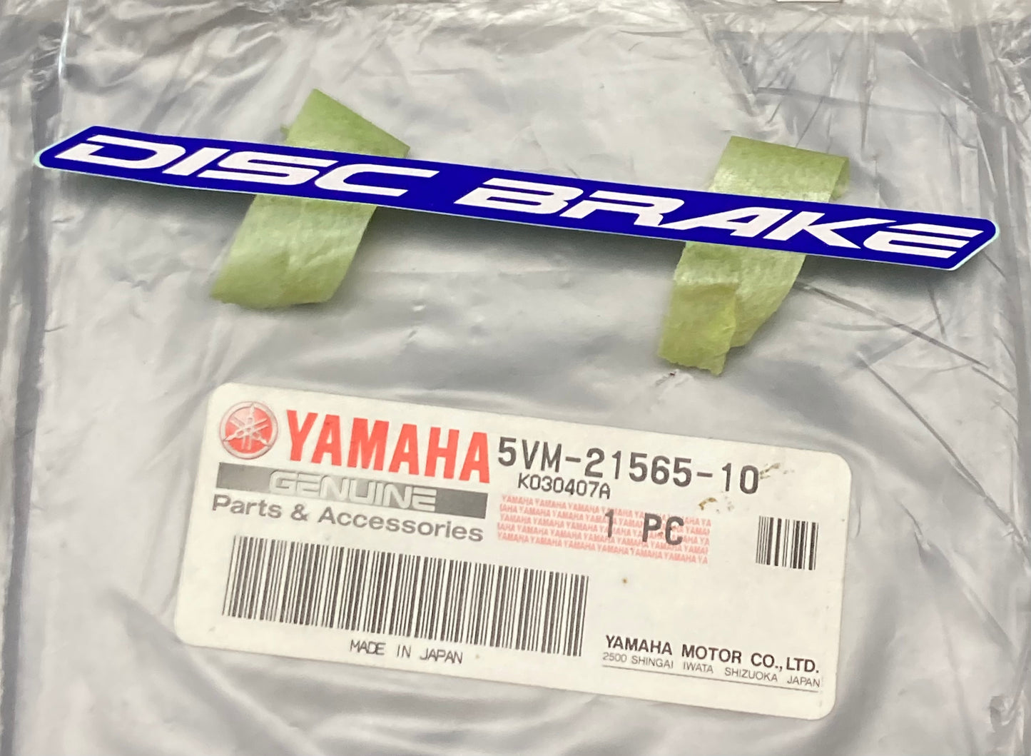 New Genuine Yamaha 5VM-21565-10 Emblem,2