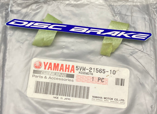 New Genuine Yamaha 5VM-21565-10 Emblem,2