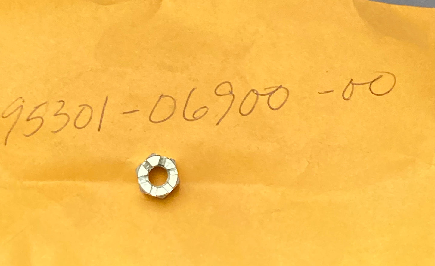 Qty 2 New Replaces Yamaha 95301-06900-00 Castle Nut