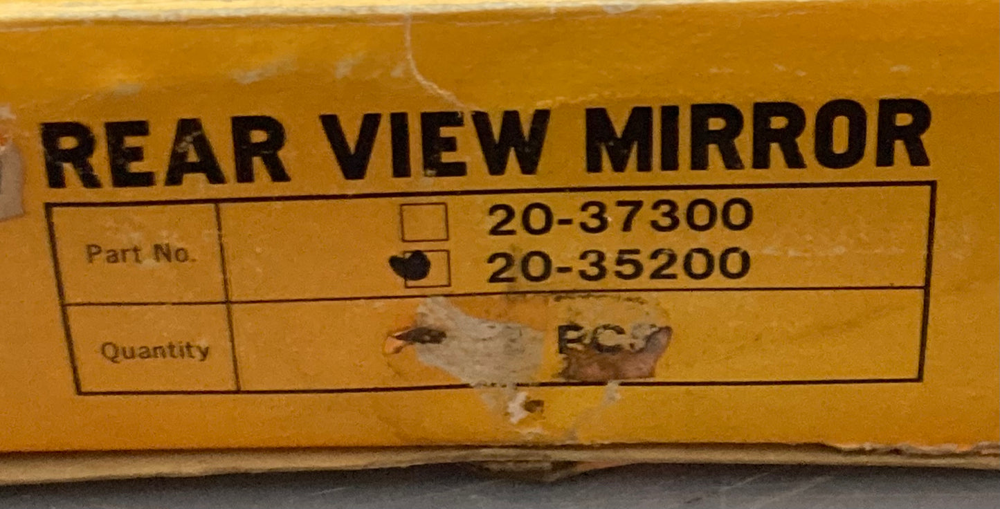 New Genuine Emgo 20-35200 Universal Round Mirror Long Stem Chrome Plated