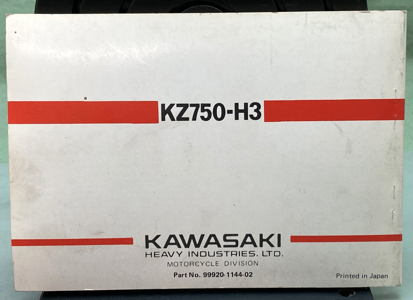 Genuine Kawasaki 99920-1144-02 KZ750LTD Owner's Manual 1981