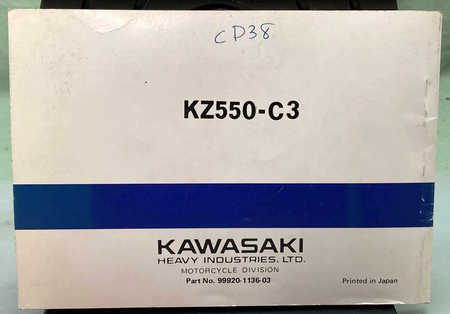 Genuine Kawasaki 99920-1136-03 KZ550LTD Owner's Manual 1981