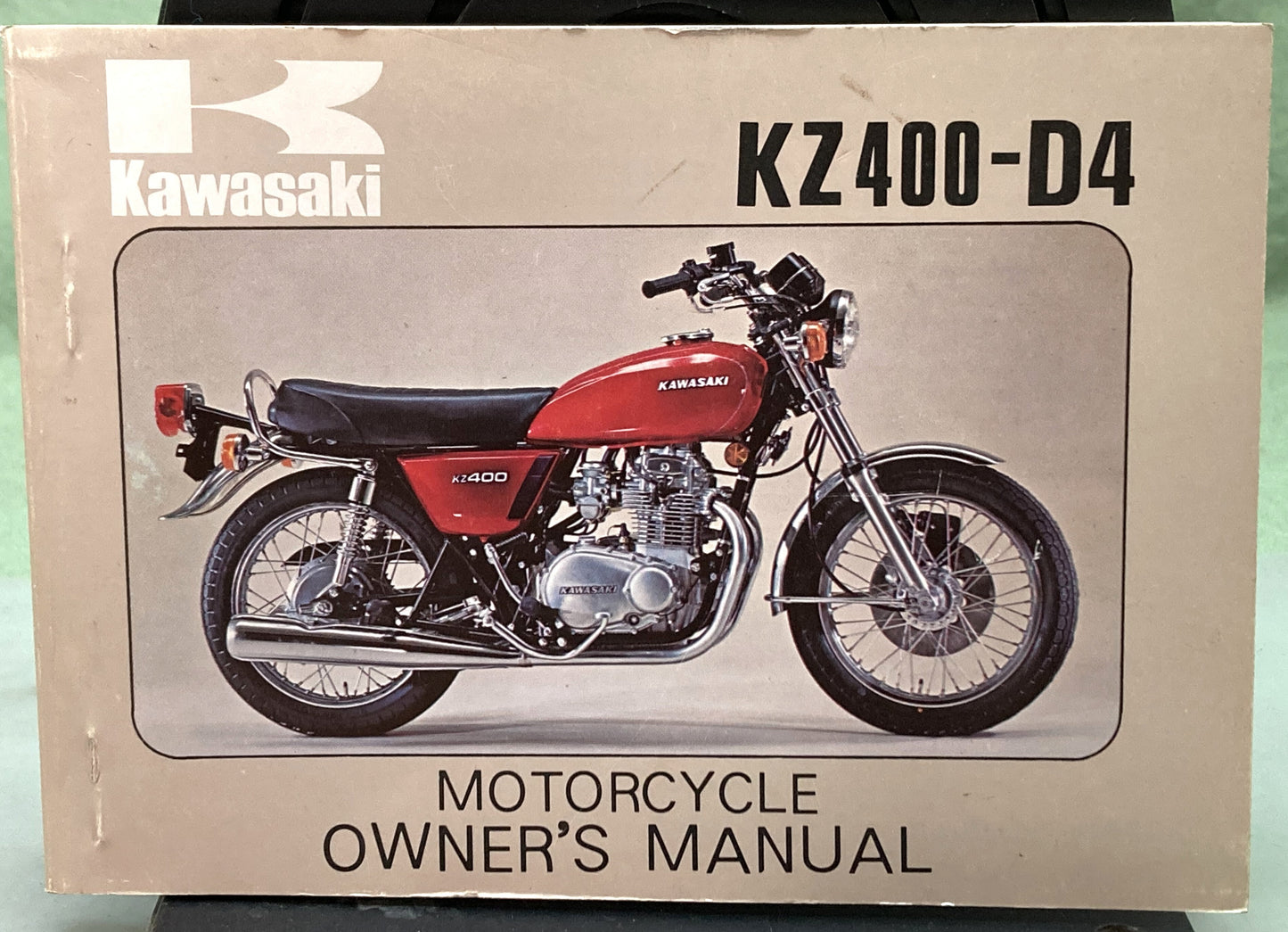 Genuine Kawasaki 99932-004-01 KZ400-D4 Owner's Manual 1976