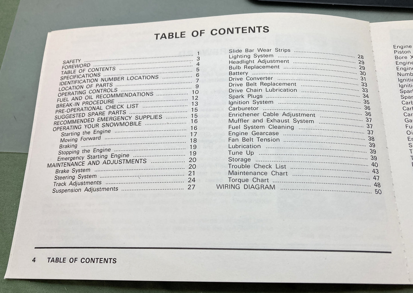 Genuine Kawasaki 99974-3507 Intruder ST440-A3 Snowmobile Owner's Man. '79