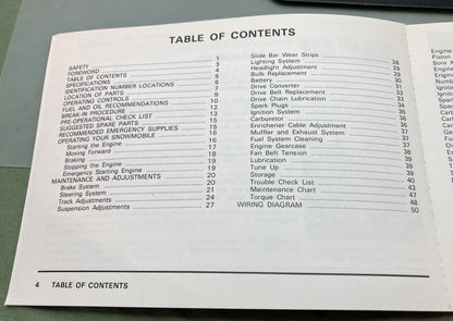 Genuine Kawasaki 99974-3507 Intruder ST440-A3 Snowmobile Owner's Man. '79