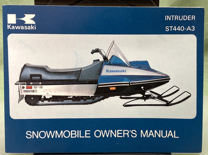 Genuine Kawasaki 99974-3507 Intruder ST440-A3 Snowmobile Owner's Man. '79