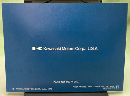 Genuine Kawasaki 99974-3507 Intruder ST440-A3 Snowmobile Owner's Man. '79