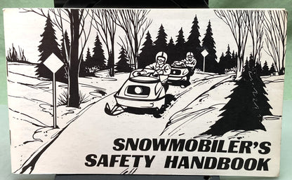 Genuine Snowmobiler's Safety Handbook 1978