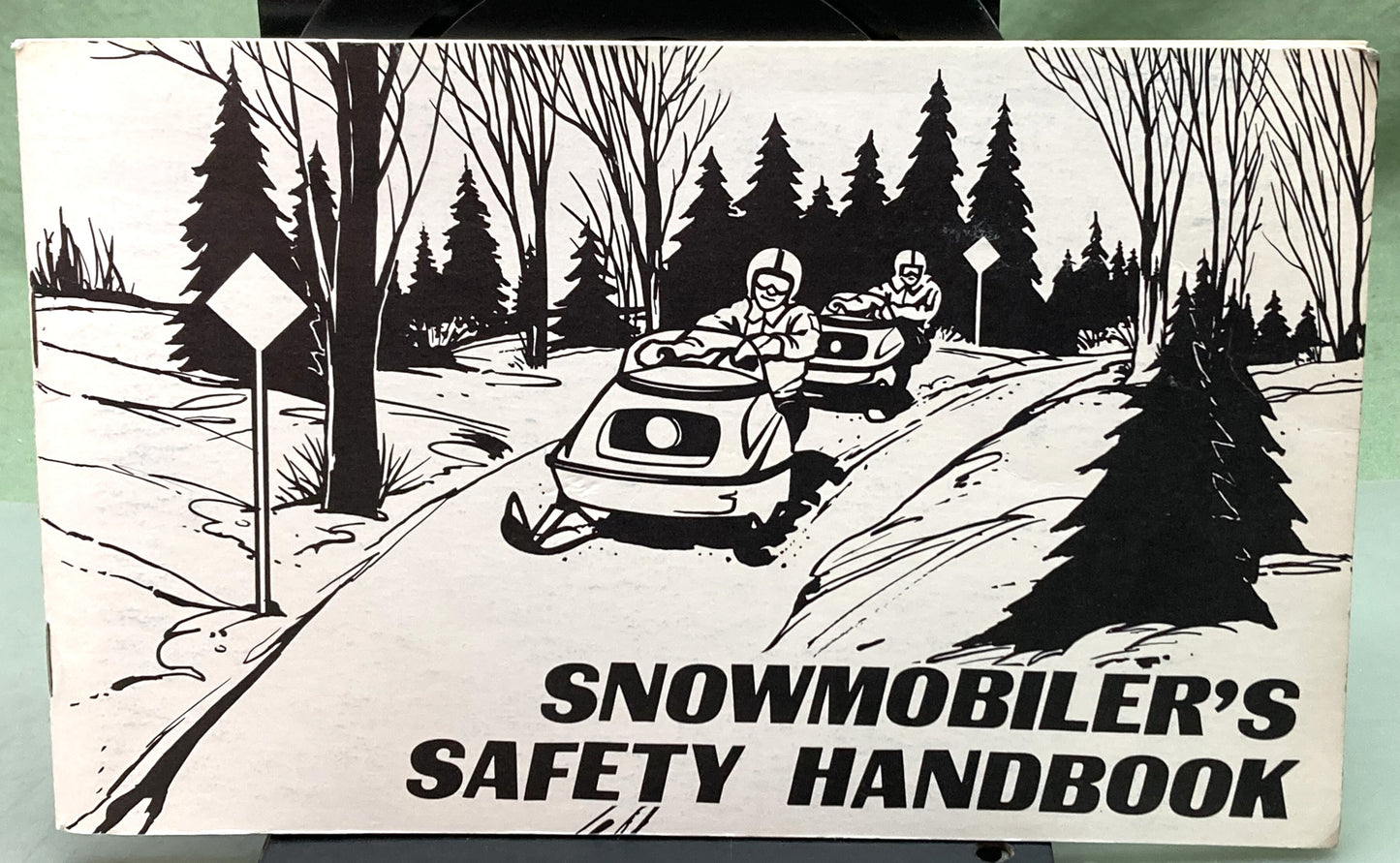 Genuine Bi-Lingual French/English Snowmobiler's Safety Handbook 1978