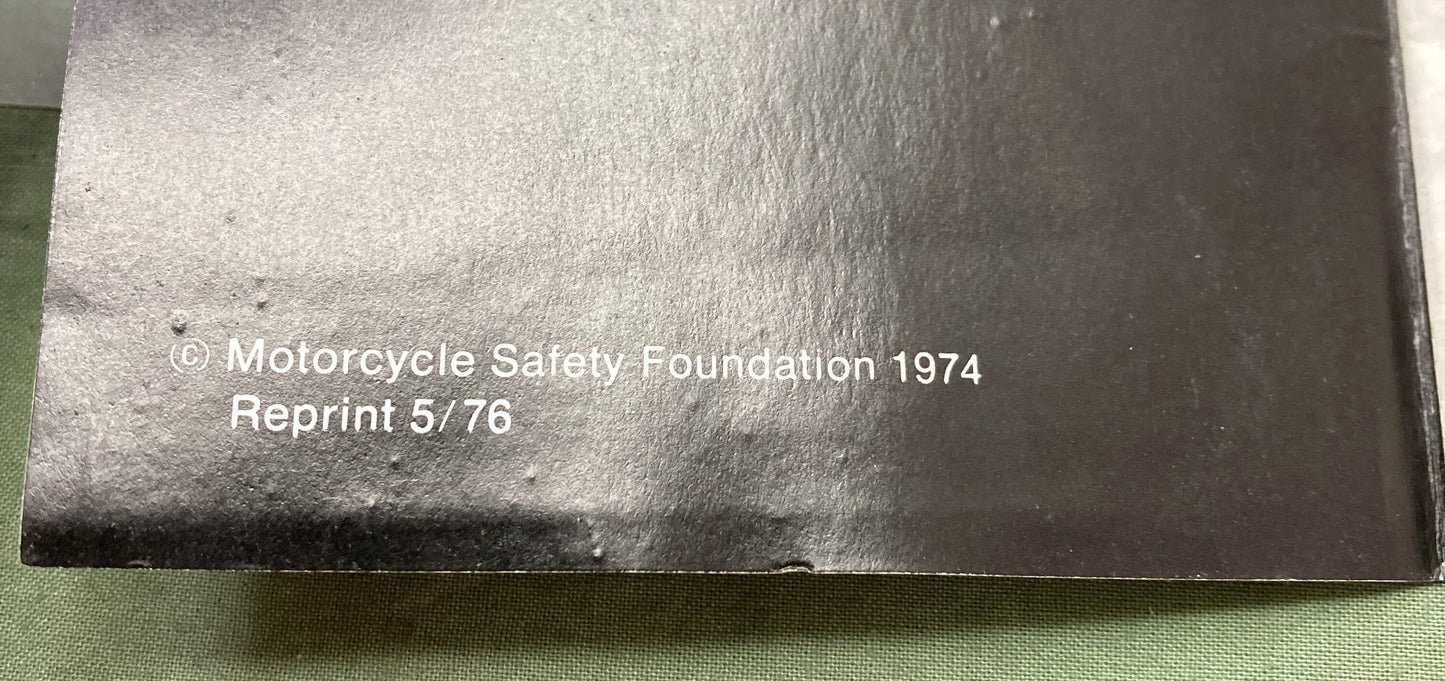 Replaces Harley Davidson 99014-20600 Riding Tips for the Motorcyclist MSF 1974