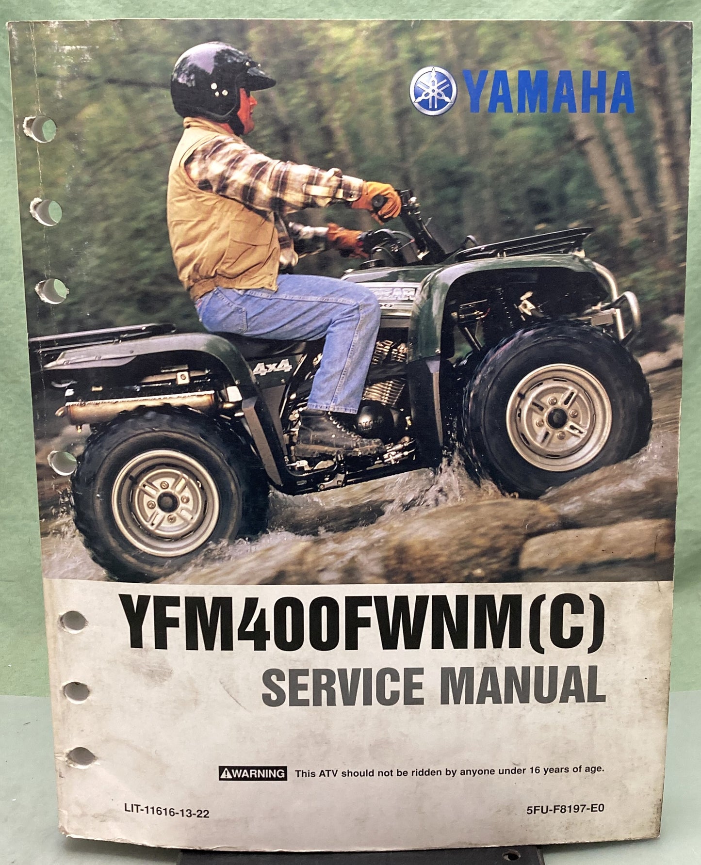 Genuine Yamaha LIT-11616-13-22 YFM400FWNM(C) Service Manual 1999