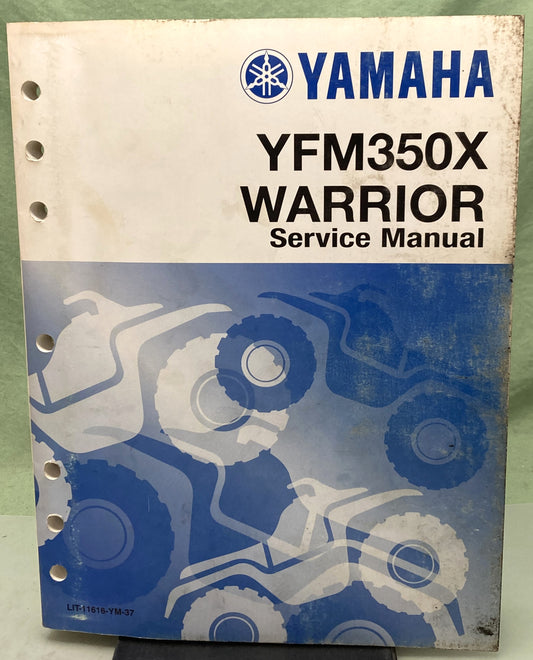 Genuine Yamaha LIT-11616-YM-37 YFM350X Warrior Service Manual 1997