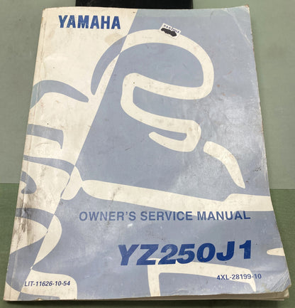 Genuine Yamaha LIT-11626-10-54 YZ250J1 Owner's Service Manual 1996