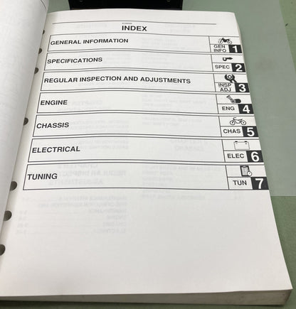 Genuine Yamaha LIT-11626-14-46 YZ250FN Owner's Service Manual 2000