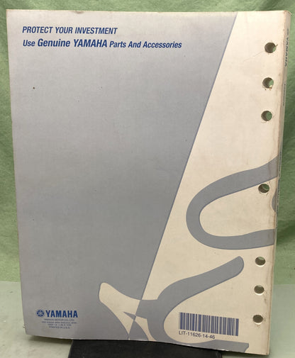 Genuine Yamaha LIT-11626-14-46 YZ250FN Owner's Service Manual 2000