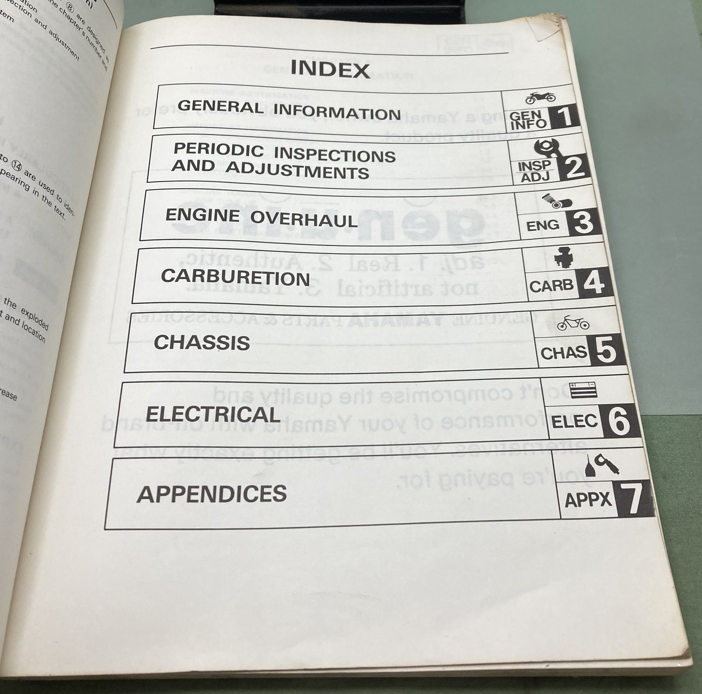 Genuine Yamaha LIT-11616-05-18 TT225S Service Manual 1985