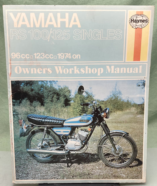 Genuine Haynes 0856963313 Yamaha RS100/125 Singles Owner's Workshop Manual '74