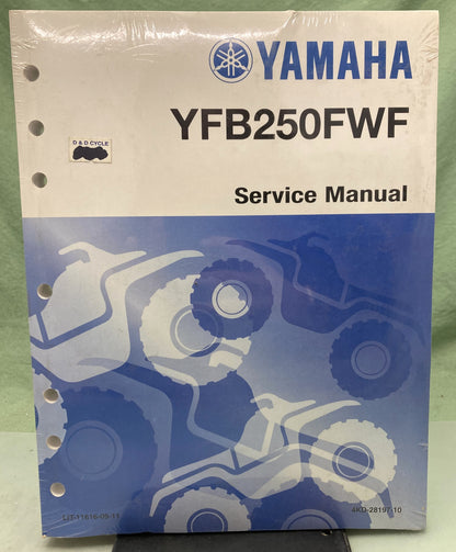 New Genuine Yamaha LIT-11616-09-11 YFB250FWF Service Manual