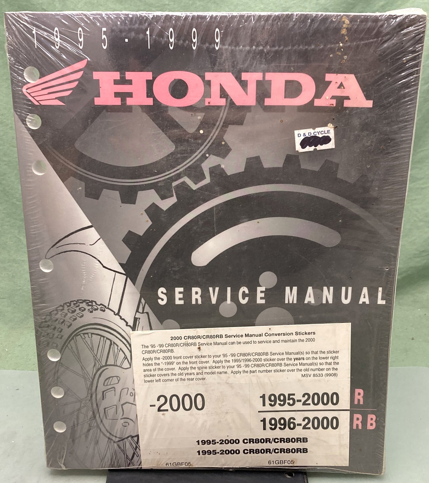New Genuine Honda 61GBF04 Service Manual 1995-1999