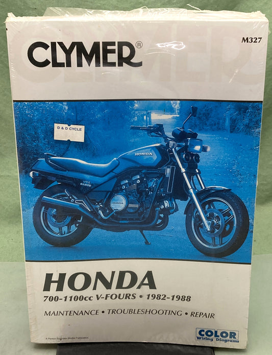 New Genuine Clymer M327 Honda 700-1100cc V-Fours Service Manual 1982-1988