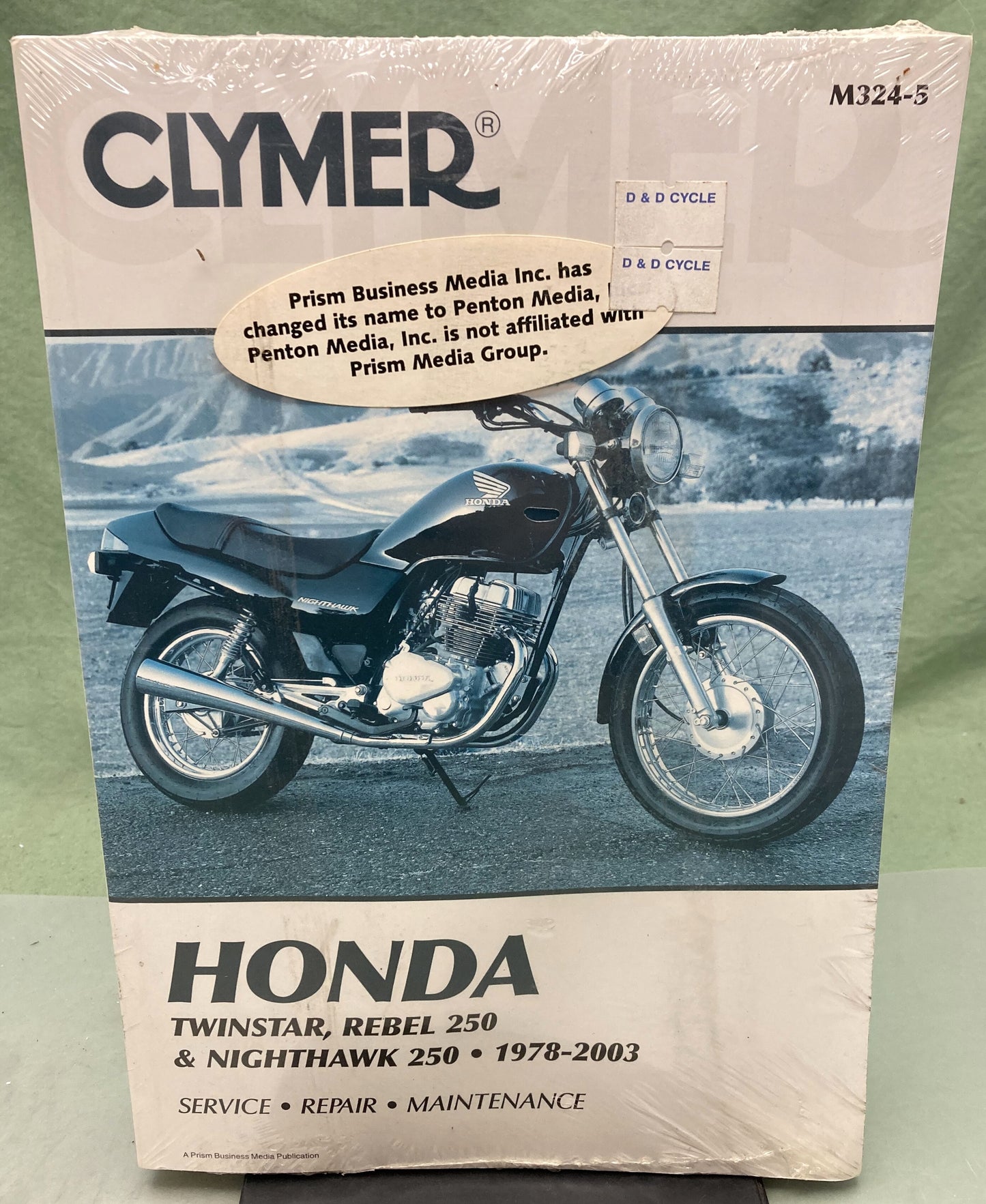 New Clymer M324-5 Honda Twinstar, Rebel 250, and Nighthawk 250 Manual '78-'03