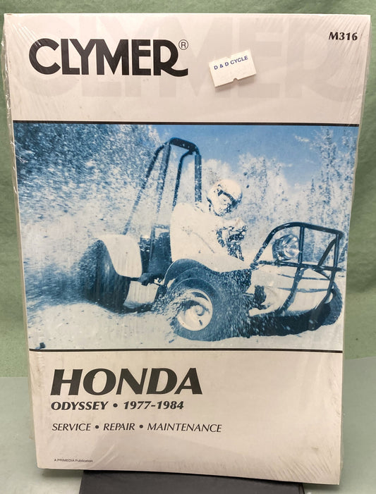 New Clymer M316 Honda Odyssey Service Manual '77-'84