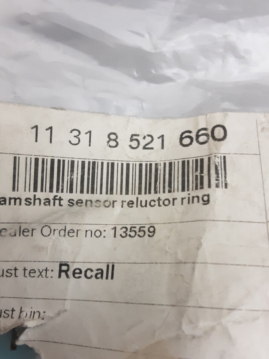 NEW GENUINE BMW 11318521660 CAMSHAFT SENSOR RELUCTOR RING HP2 R1200GS 2007-2012